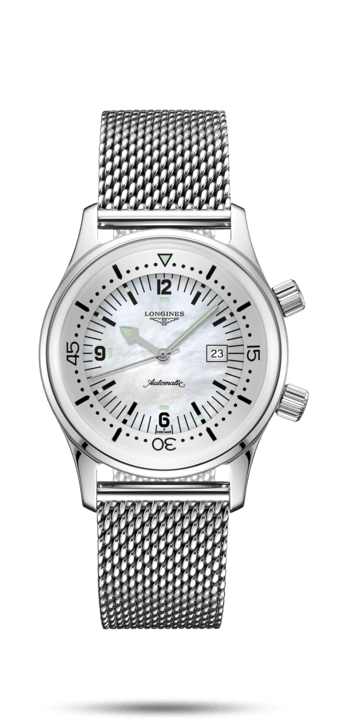 The Longines Legend Diver Mother of Pearl 36MM Automatic L33744806