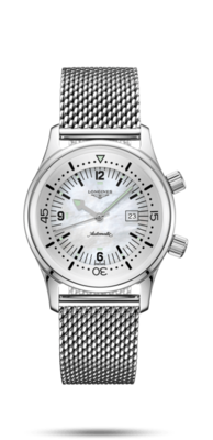 The Longines Legend Diver Mother of Pearl 36MM Automatic L33744806