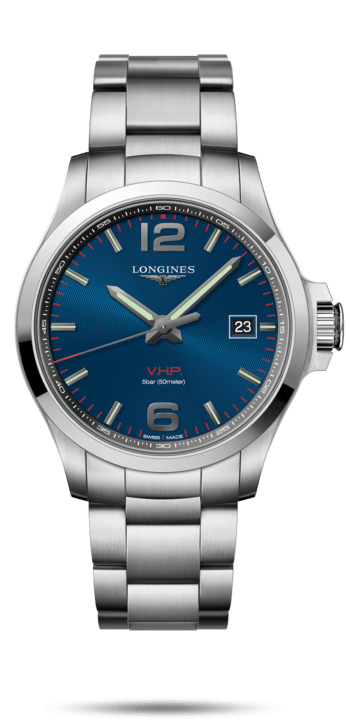 Conquest V.H.P Blue Dial 43MM Quartz L37264966