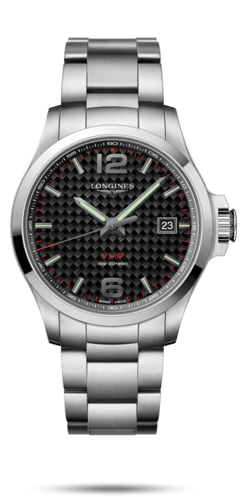 Conquest V.H.P Black Carbon Fiber Dial 43MM Quartz L37264666
