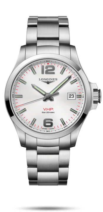 Conquest V.H.P White Dial Quartz L37264766