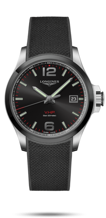 Conquest V.H.P Black Dial 43MM Quartz L37294569