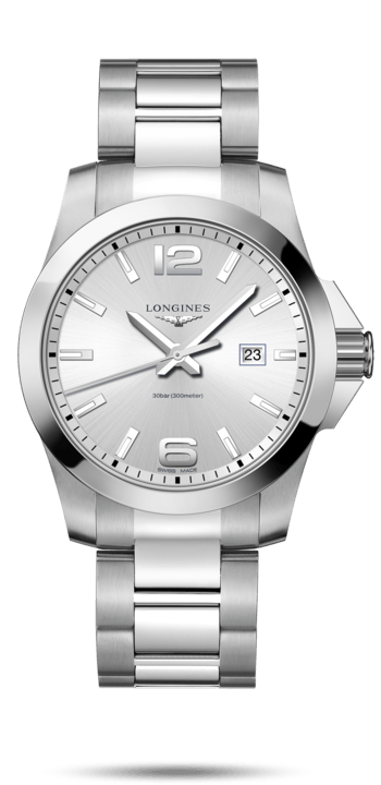 Conquest Silver Dial 43MM Quartz L37604766