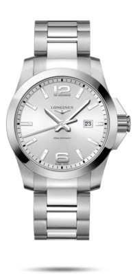 Conquest Silver Dial 43MM Quartz L37604766