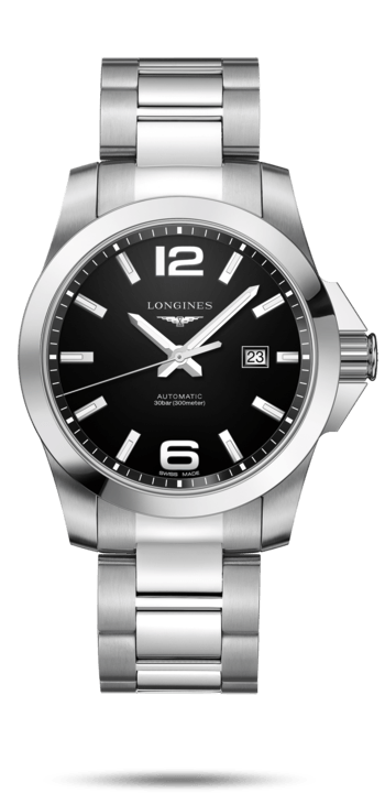 Conquest Black Dial 43MM Automatic L37784586