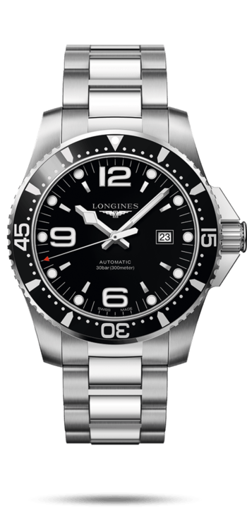HydroConquest Black Dial Diver 44MM Automatic L38414566