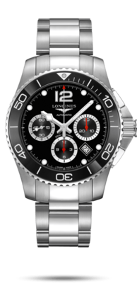 HydroConquest Black Dial Diver Chronograph 43MM Automatic L38834566