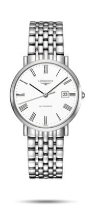 The Longines Elegant Collection White Dial 37MM Automatic L48104116