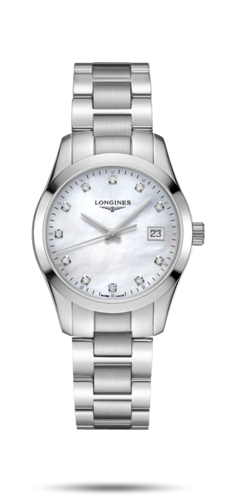 Conquest Classic Mother of Pearl Dial 34MM Quartz L23864876