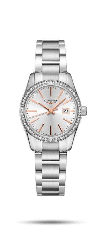 Conquest Classic Silver Dial 30MM Quartz L22860726