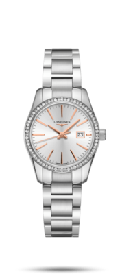 Conquest Classic Silver Dial 30MM Quartz L22860726