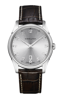 Jazzmaster Silver Dial 42MM Thinline Quartz H38511553