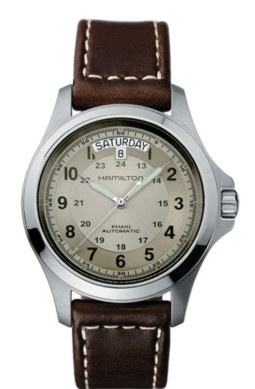 Khaki Field King Beige Dial 40MM Automatic H64455523