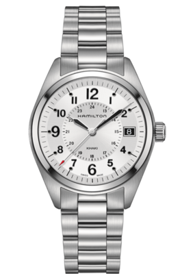 Khaki Field Silver Dial 40MM Quartz H68551153