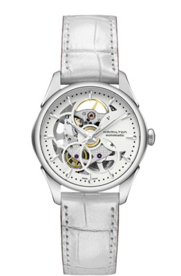 Jazzmaster White Dial 36MM Viewmatic Skeleton Automatic H32405811