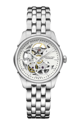 Jazzmaster White Dial 36MM Viewmatic Skeleton Automatic H32405111