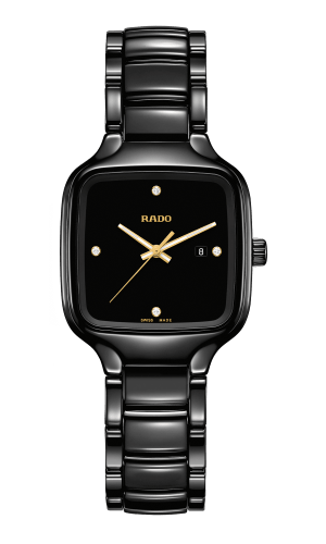 True Square Diamonds Black Dial 29MM Quartz R27080722