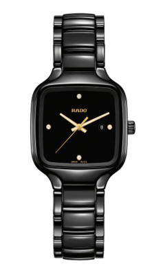 True Square Diamonds Black Dial 29MM Quartz R27080722