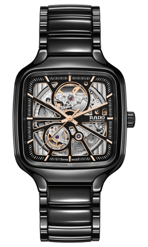 True Square Automatic Open Heart Black Dial 38MM R27086162