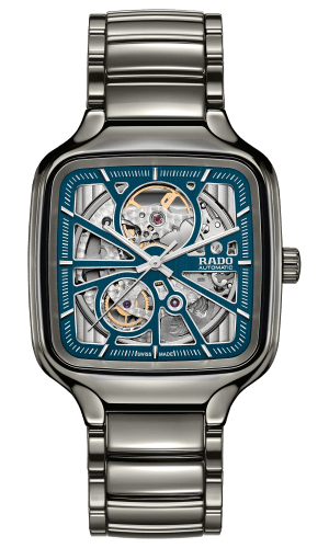 True Square Automatic Open Heart Blue Dial 38MM R27083202