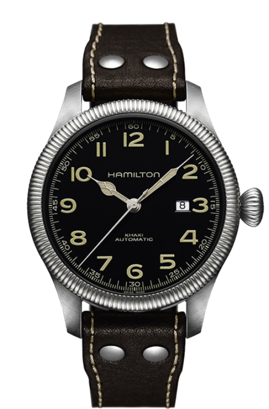 Khaki Field Pioneer Black Dial 45MM Automatic H60515533