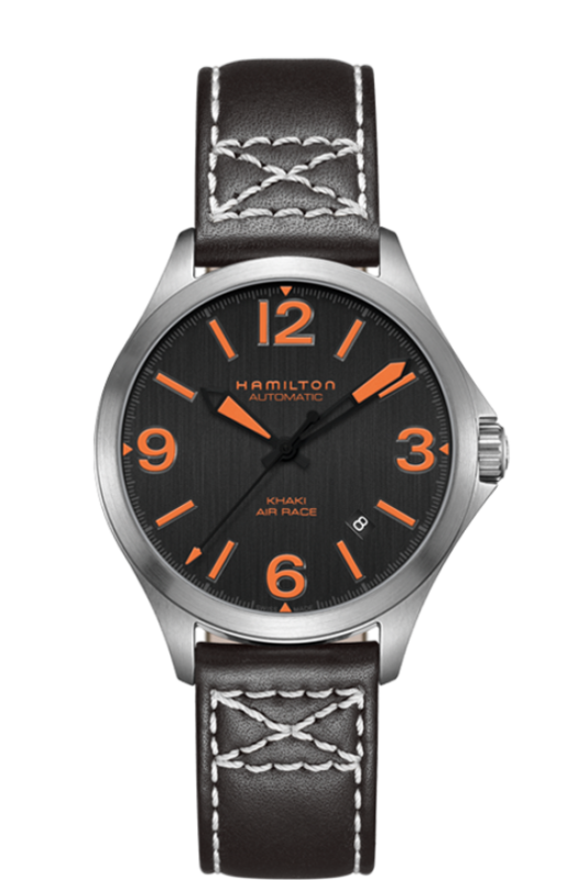 Khaki Aviation Black Dial 38MM Air Race Automatic H76235731