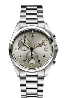 Khaki Aviation Beige Dial 41MM Pilot Pioneer Chronograph Quartz H76512155
