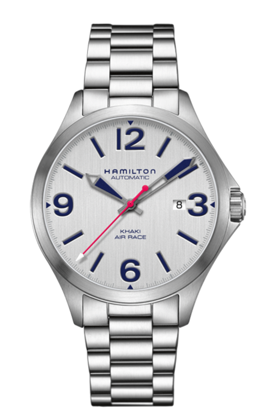 Khaki Silver Dial 42MM Aviation Air Race Automatic H76525151