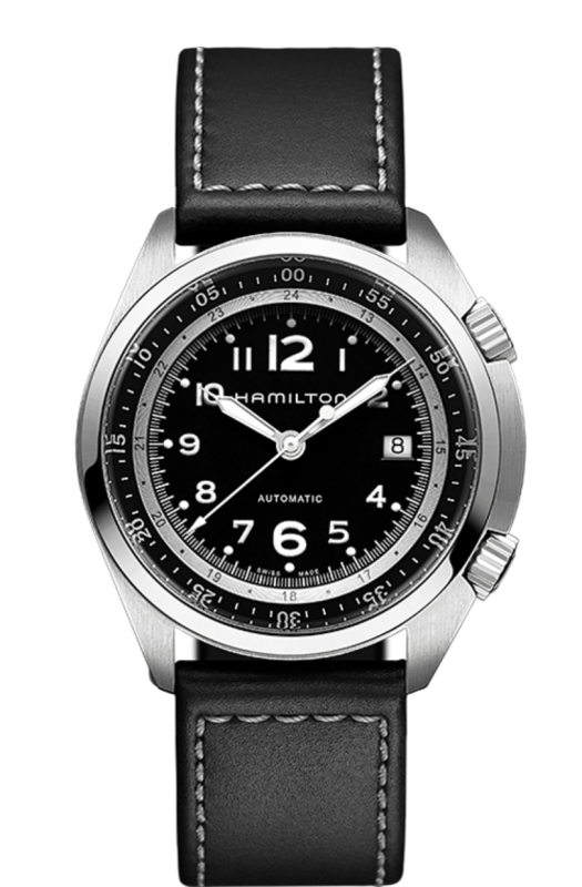 Khaki Aviation Black Dial 41MM Pioneer Automatic H76455733