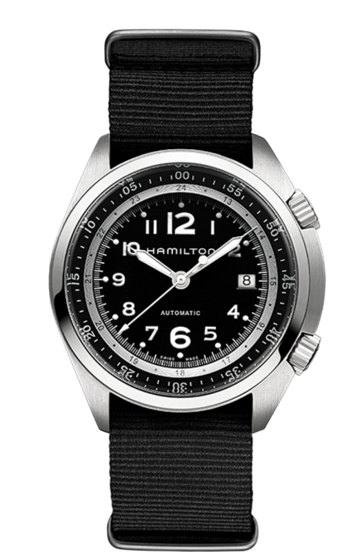 Khaki Aviation Black Dial 41MM Pioneer Automatic H76455933