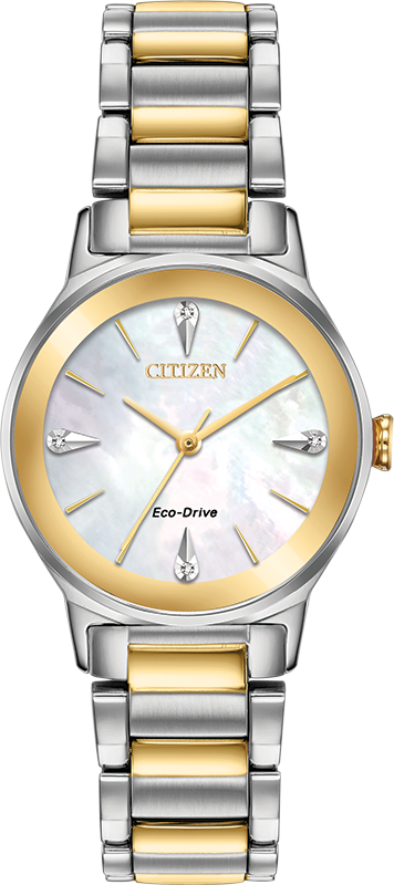 Axiom Mother of Pearl Dial 28MM Eco-Drive EM0734-56D