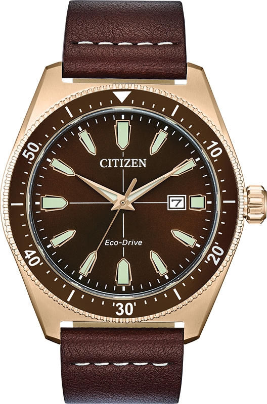 Brycen Brown Dial 43MM Eco-Drive AW1593-06X