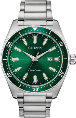 Brycen Green Dial 43MM Eco-Drive AW1598-70X Brycen Green Dial 43MM Eco-Drive AW1598-70X