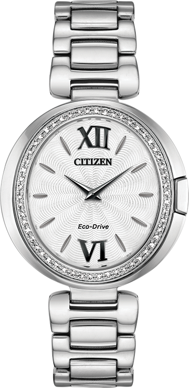 Capella Silver Dial 34MM Eco-Drive EX1500-52A