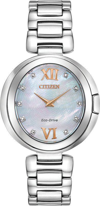 Capella Mother of Pearl Dial 34MM Eco-Drive EX1510-59D