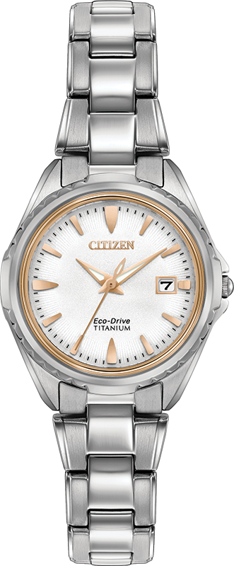 Chandler White Dial 28MM Eco-Drive EW2410-54A