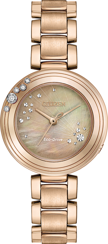 Citizen L Carina Mother of Pearl Dial 28MM Eco-Drive EM0463-51Y