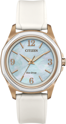 Drive Tbd Mother of Pearl Dial 35MM Eco-Drive FE7056-02D