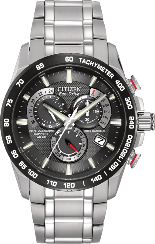 Citizen Perpetual Chrono A-T Grey Dial 42MM Eco-Drive AT4008-51E