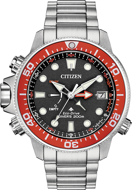 Promaster Aqualand Depth Meter Black Dial 46MM Eco-Drive BN2039-59E