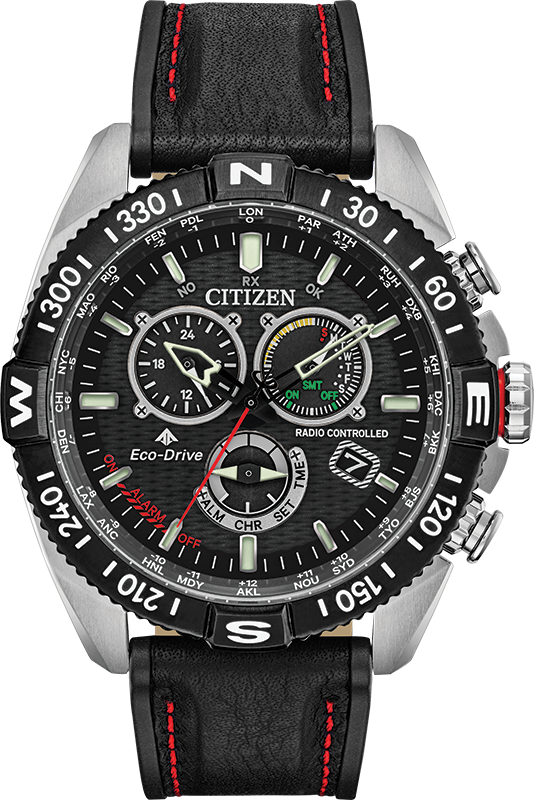 Promaster Navihawk A-T Black Dial 46MM Eco-Drive CB5841-05E