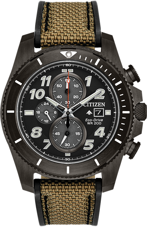 Promaster Tough Black Dial 44MM Eco-Drive CA0727-04E