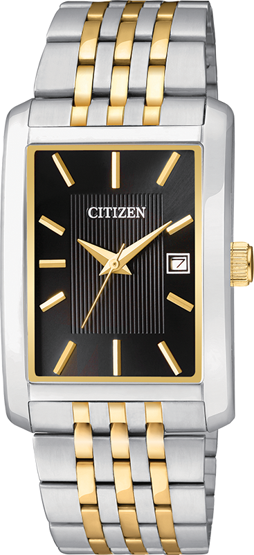 Quartz Black Dial Square 38MM QTZ BH1678-56E