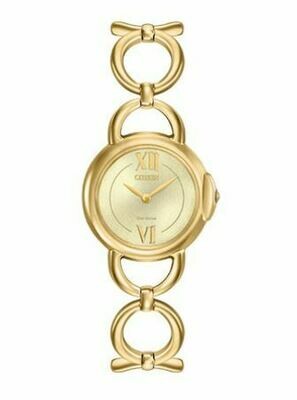 Silhouette Gold Dial 27MM Eco-Drive EX1452-53P Silhouette Gold Dial 27MM Eco-Drive EX1452-53P