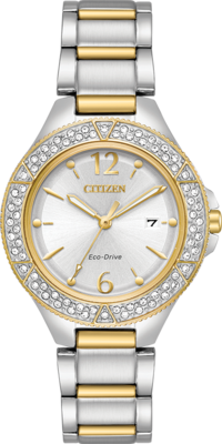 Silhouette Crystal Silver Dial 31MM Eco-Drive FE1164-53A