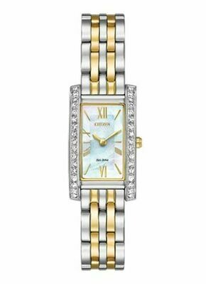 Silhouette Crystal Mother of Pearl Dial 32MM Eco-Drive EX1474-51D