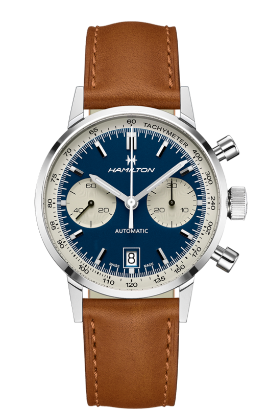 American Classic IntraMatic Blue Dial 40 MM Automatic Chrono H38416541