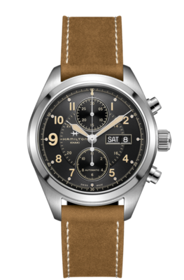 Khaki Field  Black Dial 42MM Automatic Chronograph H71616535