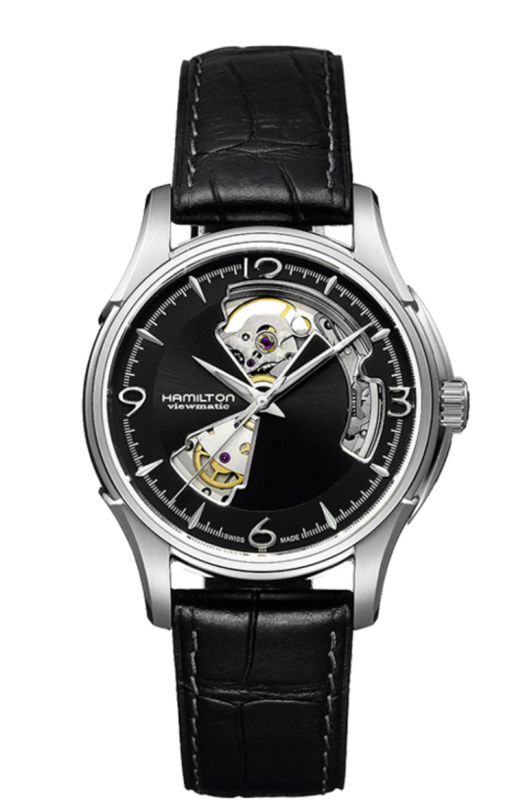 Jazzmaster Black Dial 40MM Open Heart Automatic H32565735