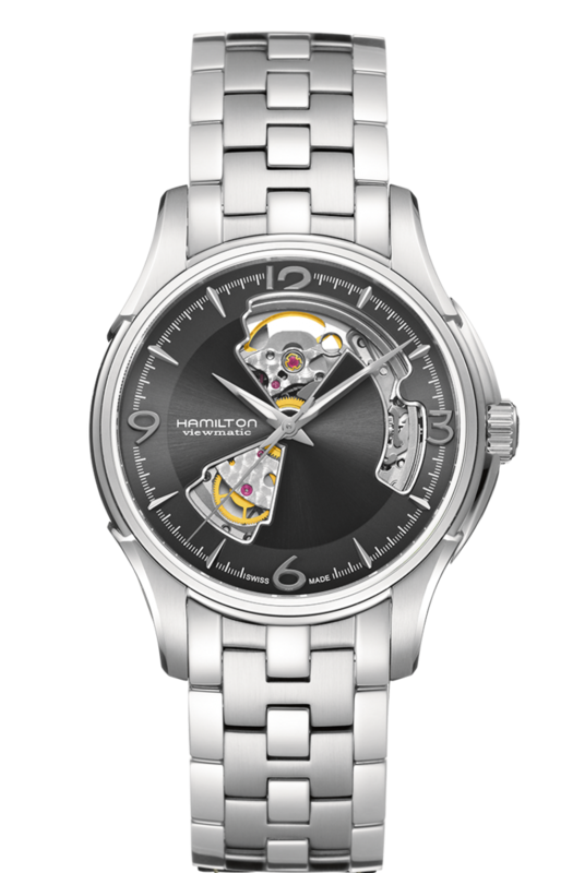Jazzmaster Grey Dial 40MM Open Heart Automatic H32565185